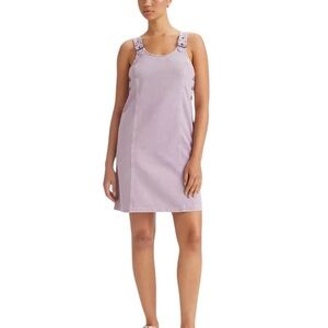 Levi’s denim jumper buckle dress Aly lavender large